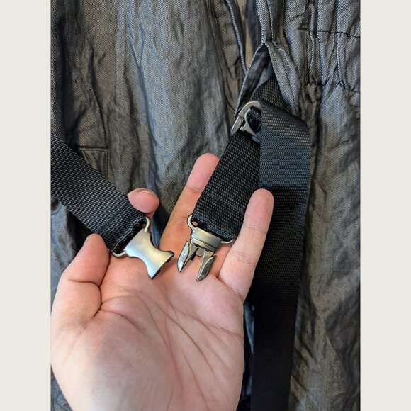 MARITHÉ + FRANÇOIS GIRBAUD - Buttoned strap jacket - Sz 48 - Picture 6 of 10